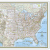 United States Classic Map, Enlarged and Laminated, 69.25" x 48" United States Classic Map, Enlarged and Laminated, 69.25" x 48"