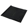 Low-Density Can Liners, 56 gal, 1.6 mil, 43" x 47", Black, Flat Pack, 100/Carton
