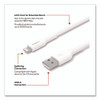 Lightning to USB-A Charging Cable, 6.6 ft, White