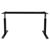 Alera AdaptivErgo Sit-Stand Pneumatic Height-Adjustable Table Base, 59.06" x 28.35" x 26.18" to 39.57", Black