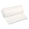 High-Density Can Liners, 56 gal, 16 mic, 43 x 48, Natural, Perforated Roll, 200/Carton