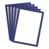 SOLO Magnetic Frame, 8.5 x 11 Insert, Blue Frame, 5/Pack
