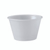 Polystyrene Portion Cups, 4 oz, Plastic, Translucent, 250/Bag, 10 Bags/Carton