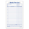 Weekly Employee Time Cards, One Side, 4.25 x 6.75, 100/Pack