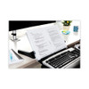 In-Line Freestanding Copyholder, 300 Sheet Capacity, Plastic, Black/Clear
