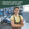 Industrial Cleaner and Degreaser, Concentrated, Lemon, 1 gal Bottle, 6/Carton
