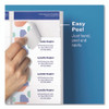 Matte Clear Easy Peel Mailing Labels w/ Sure Feed Technology, Laser Printers, 1.33 x 4, Clear, 14/Sheet, 50 Sheets/Box