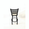 Boggs Series Barstool, Supports Up to 300 lb, 30.5" Seat Height, Cream Seat, Black Back, Black Base Boggs Series Barstool, Supports Up to 300 lb, 30.5" Seat Height, Cream Seat, Black Back, Black Base