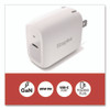 GaN USB-C Wall Charger, 25 W, 1 Port, White