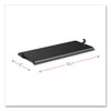 Alera AdaptivErgo Clamp-On Keyboard Tray, 30.7" x 13", Black