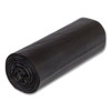 Low-Density Commercial Can Liners, 30 gal, 0.9 mil, 30" x 36", Black, Interleaved Roll, 25 Bags/Roll, 8 Rolls/Carton