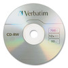 CD-RW Rewritable Disc, 700 MB/80 min, 12x, Spindle, Silver, 25/Pack