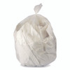 Linear Low-Density Can Liners with Dual-Dispense Box, 55 gal, 1.3 mil, 40" x 53", Clear, 100/Carton