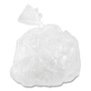 Low-Density Commercial Can Liners, 60 gal, 1.15 mil, 38" x 58", Clear, Interleaved Roll, 20 Bags/Roll, 5 Rolls/Carton