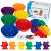 Counting Bears with Matching Bowls - 68pc Set - 60 Bear Counters, 6 Bowls & 2 Game Spinners
