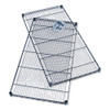 Industrial Extra Shelf Pack, 48w x 18d x 1.5h, Steel, Black, 2/Pack