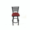 Boggs Series Barstool, Supports Up to 300 lb, 30.5" Seat Height, Burgundy Seat, Black Back, Black Base Boggs Series Barstool, Supports Up to 300 lb, 30.5" Seat Height, Burgundy Seat, Black Back, Black Base