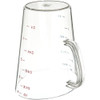 Commercial Measuring Cup, 1 gal, Plastic, Clear