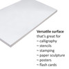 Medium Weight Tagboard, White, 9" x 12", 100 Sheets Per Pack, 3 Packs
