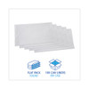 Linear Low Density Industrial Can Liners, 45 gal, 0.9 mil, 40" x 46", White, Flat Pack, 100/Carton