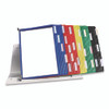 Desktop Reference and Display System, 40 Panels with Assorted Borders, White Base