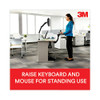 Sit/Stand Easy Adjust Keyboard Tray, Standard Platform, 25.5w x 12d, Black