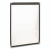 Menu Holder For 8.5 x 11 Menus, Portrait Orientation, 9.3 x 11.9 Holder, Clear/Black/Gold