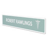 Superior Image Cubicle Nameplate Sign Holder, 8.5 x 2 Insert, Clear