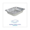 Aluminum Steam Table Pans, Half-Size Deep, 400 Gauge, 2.56" Deep, 10.38 x 12.75, 100/Carton