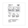Small Wire Hooks, Small, Plastic/Metal, White, 0.5 lb Capacity, 22 Hooks and 24 Strips/Pack Small Wire Hooks, Small, Plastic/Metal, White, 0.5 lb Capacity, 22 Hooks and 24 Strips/Pack