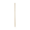 Tapered End Broom Handle, Lacquered Pine, 1.13" dia x 60", Natural