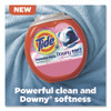 Power PODS Plus Downy Laundry Detergent, April Fresh Scent, 98 oz Tub, 63 Pods/Tub
