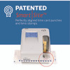 3500 Smart Site Punch Card Time Clock System, DC Powered Operation, Light Gray