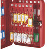 Steel Heavy-Duty Key Cabinet with Combination Lock, 48-Key, 7.1 x 3 x 10, Stainless Steel 304, Red Steel Heavy-Duty Key Cabinet with Combination Lock, 48-Key, 7.1 x 3 x 10, Stainless Steel 304, Red