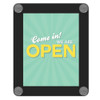 Superior Image Window Display, 8.5 x 11 Insert, Clear/Black