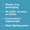 Liquidless Laundry Detergent Sheets, Free and Clear, 50 Sheets/Pack, 10 Packs/Carton