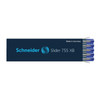 Slider 755 XB Ballpoint Pen Refill, Viscoglide Ink, Blue, Pack of 10