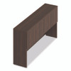 Alera Seville Hutch with Doors, 4 Compartments, 72w x 16d x 36h, Mahogany