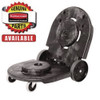 Wheel/Axle Parts for 6173 Janitor Cart 2000, (2) 8" Wheels, Black/Gray