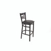 X Series Barstool, Supports Up to 300 lb, 29.5" Seat Height, Black Seat, Black Back, Black Base X Series Barstool, Supports Up to 300 lb, 29.5" Seat Height, Black Seat, Black Back, Black Base