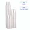 Souffle/Portion Cups, 4 oz, Plastic, Translucent, 2,500/Carton