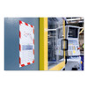 DURAFRAME Security Magnetic Sign Holder, 8.5 x 11, Red/White Frame, 2/Pack