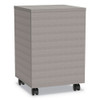 Urban Mobile File Pedestal, Left or Right, 2-Drawers: Box/File, Legal/A4, Ash, 16" x 15.25" x 23.75"