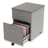 Urban Mobile File Pedestal, Left or Right, 2-Drawers: Box/File, Legal/A4, Ash, 16" x 15.25" x 23.75"