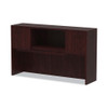 Alera Valencia Series Hutch with Doors, 4 Compartments, 58.88w x 15d x 35.38h, Mahogany