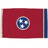 Durawavez Nylon Outdoor Flag with Heading & Grommets, Tennessee, 3ft x 5ft Durawavez Nylon Outdoor Flag with Heading & Grommets, Tennessee, 3ft x 5ft