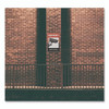 UV-Coated Preprinted Molded-Plastic Sign, 24-Hour Video Surveillance, 8 x 12, Black/Red/White