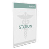 Superior Image Cubicle Sign Holder, 8.5 x 11 Insert, Clear