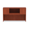 Alera Valencia Series Hutch with Doors, 4 Compartments, 58.88w x 15d x 35.38h, Medium Cherry