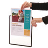 SHERPA Vario Replacement Panels, 1 Section, Clear Panel Assorted Color Borders, 5/Pack
